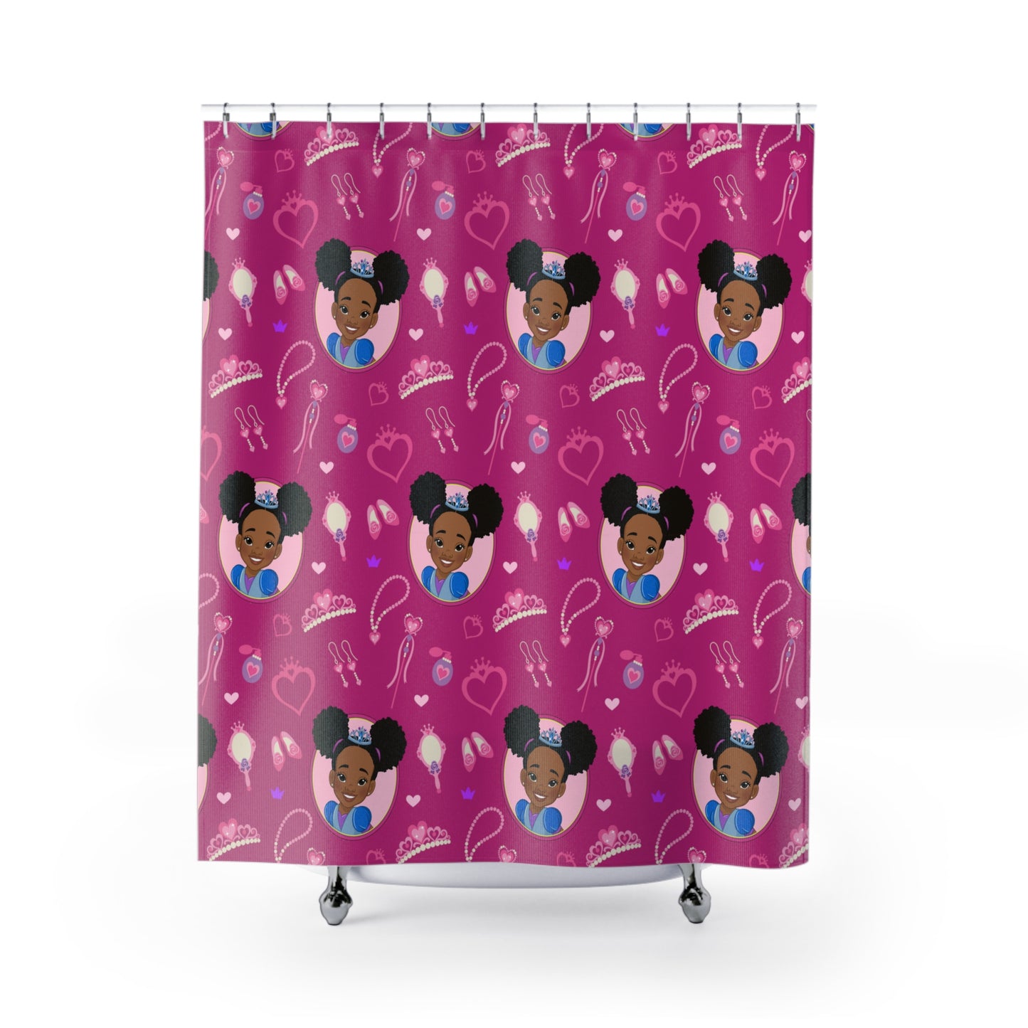 Princess Shower Curtain for Kids